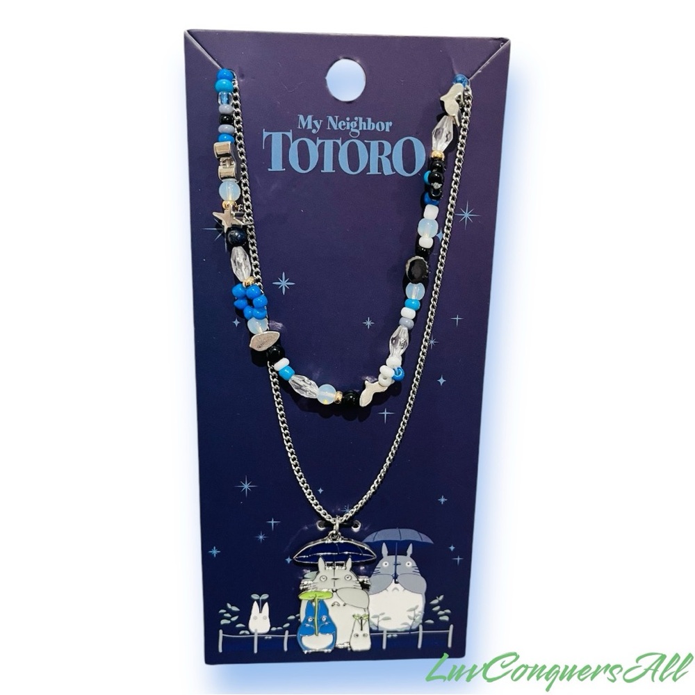 Rare! Studio Ghibli My Neighbor Totoro Necklace Set